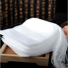 100Pcs Lot NonWoven Fabric Teabags 5.5 X 7CM Empty Tea Bags With String Heal Seal Filter Paper For Herb Tea