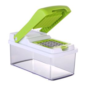 chVegetable Slicer Quick Potato Tomato Fruit Cutter Set w/3 Blades Stainless Steel Food Chopper