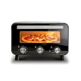 Pizza Oven, 1600-watt Electric Pizza Oven, Quick Heating, 4 Modes, Suitable For Making 12-inch Pizzas