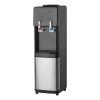 Top Loading Water Cooler Dispenser, Hot and Cold Water Dispenser for 3 or 5 Gallons Bottles, Sturdy Stainless Steel and Child Security Lock