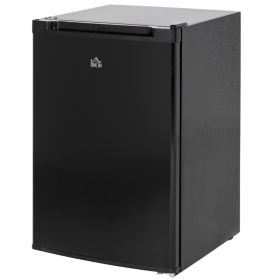 Upright Freezer, 3 Cu Ft Small Freezer with Reversible Single Door, Adjustable Thermostat for Home, Apartment, Black