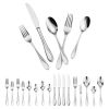 65-Piece Silverware Set, Food-Grade Stainless Steel Flatware Utensils, Mirror Finished Cutlery Set, Dishwasher Safe Eating Tableware for Kitchen Home