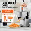 Electric Vegetable Slicer, 4 in 1 Multifunctional Food Cutter, 200W Vegetable Chopper for Slicing Shredding Dicing and Slitting
