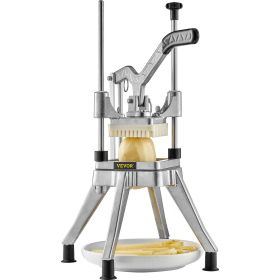 Commercial Chopper with 4 Replacement Blades Commercial Vegetable Chopper Stainless Steel French Fry Cutter Potato Dicer & Slicer Commercial Vegetable