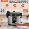 Commercial Rice Cooker, 60-Cup Rice Cooker, 13.74 Qt / 13 Liter Large Rice Cooker and Warmer with Nonstick Inner Pot