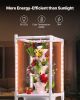 Hydroponic Growing System with Grow Light, 30 Pods Vertical 6 Tiers Hydroponic Tower, Home Hydronic Garden with Water Pump