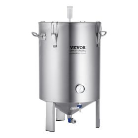 304 Stainless Steel Kettle, 16 GALLON Beer Brew Fermentor, Brew Bucket Fermentor for Brewing, Home Brewing Supplies with Base