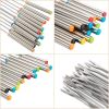 24 Pcs 9.5 Inch Stainless Steel Fondue Forks with Heat Resistant Handle Fondue Sticks for Cheese Pot Chocolate Roast Marshmallows Meat