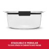 Round Leak Proof Food Storage Container, 6.97 cup