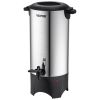 Commercial Coffee Urn, 50 Cups Stainless Steel Large Coffee Dispenser, 1000W 110V Electric Coffee Maker Urn For Quick Brewing
