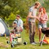 KPortable Folding Shopping Cart Utility for Grocery Laundry